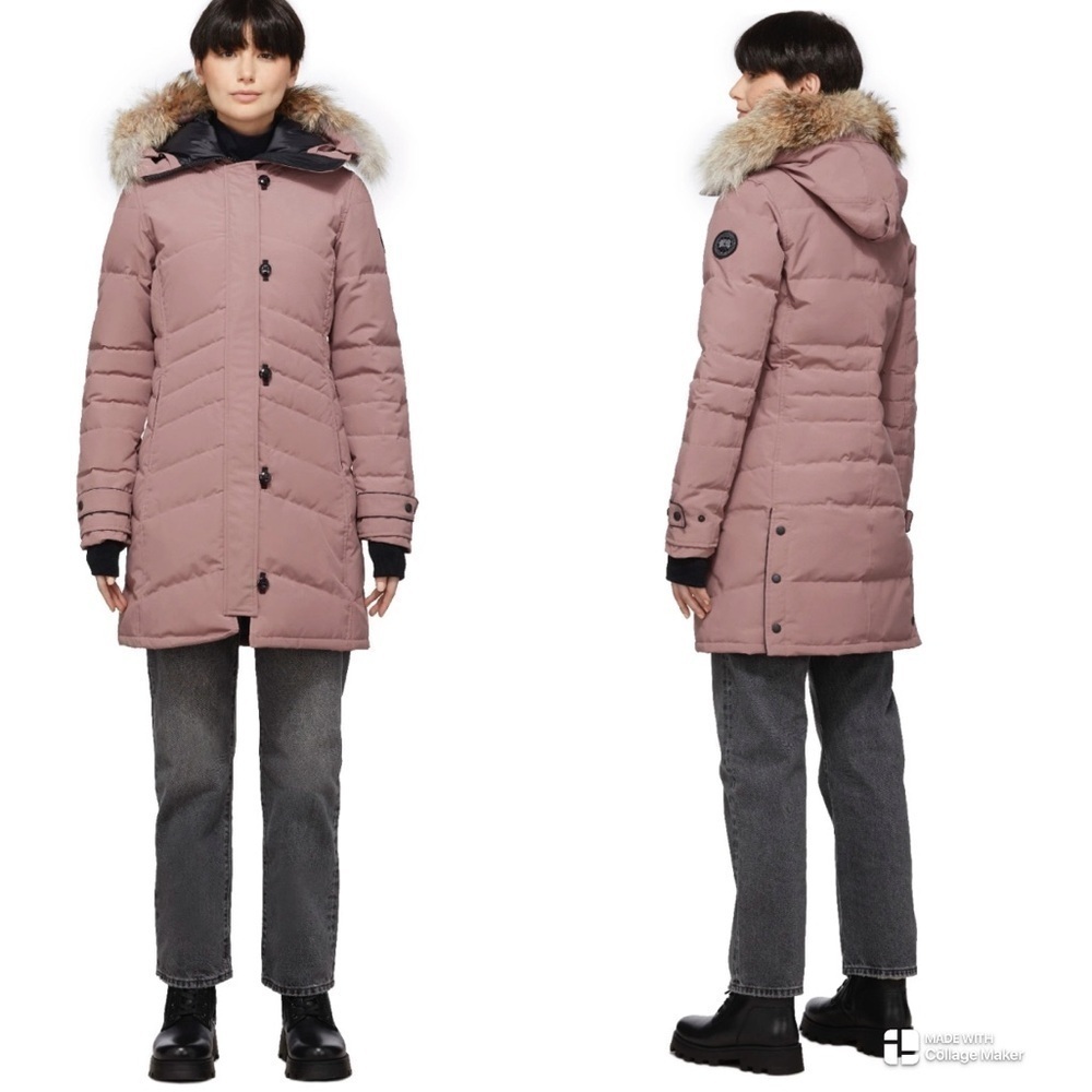 Canada Goose women Lorette heritage parka puffer down mauve NWT